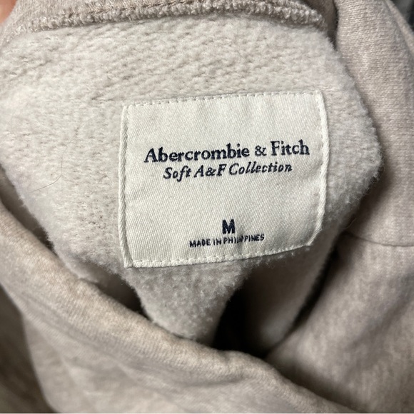 Abercrombie & Fitch Super Soft Turtleneck - Geometric Grey White - M - Picture 3 of 3